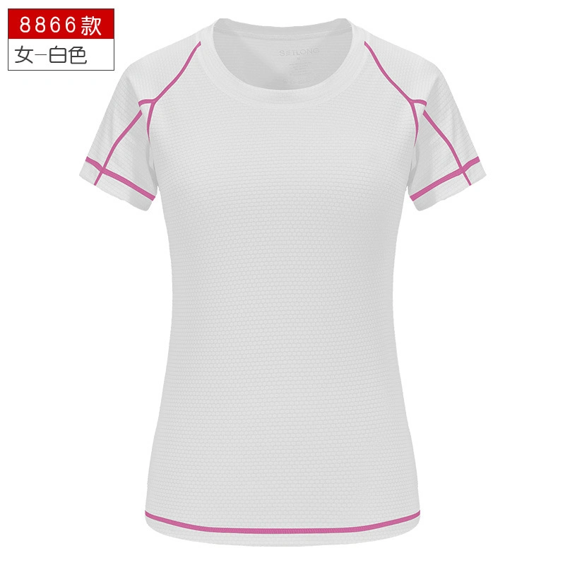 Custom Women Breathable Moisture Wicking Short Sleeve T-Shirt Rash Guard Shirt Sport Wear Casual Tees Tops by Ariox Bm Sports