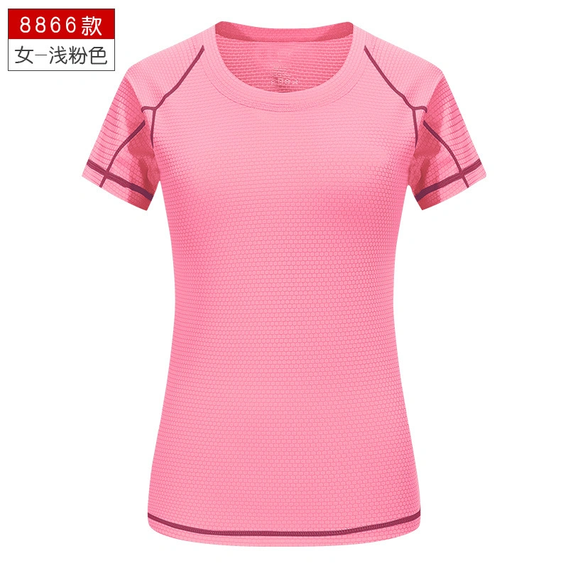 Custom Women Breathable Moisture Wicking Short Sleeve T-Shirt Rash Guard Shirt Sport Wear Casual Tees Tops by Ariox Bm Sports