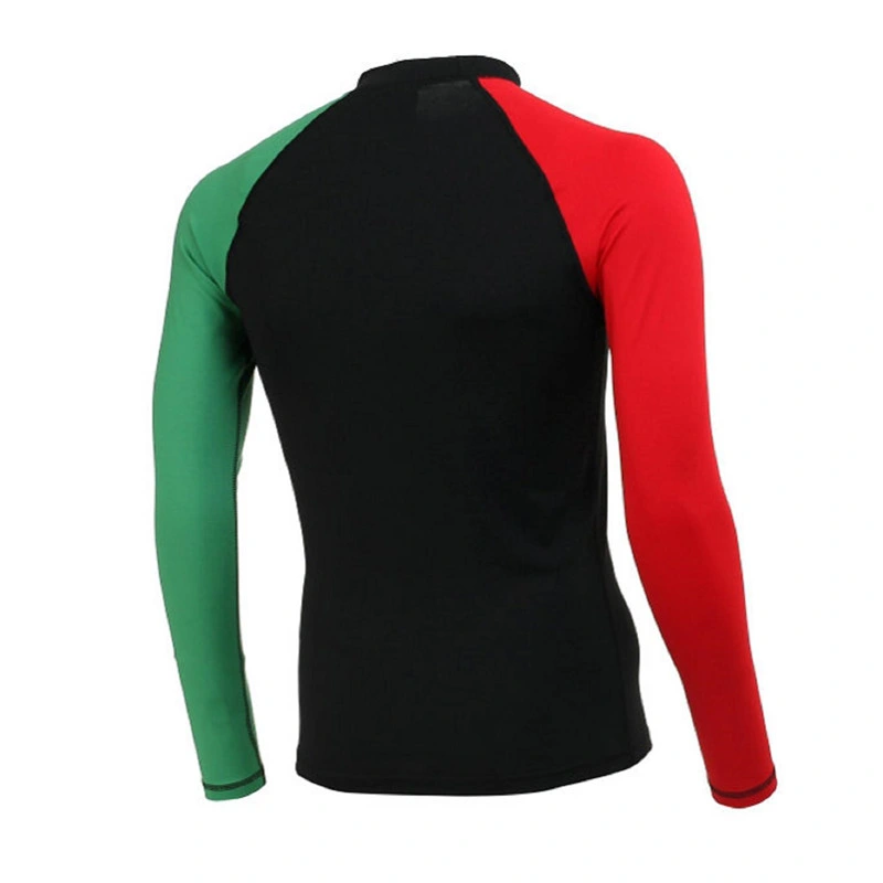 Kayak Rashguards Long Sleeve Elastic Round Neck Upf 50+ Rash Guard for Swimwear