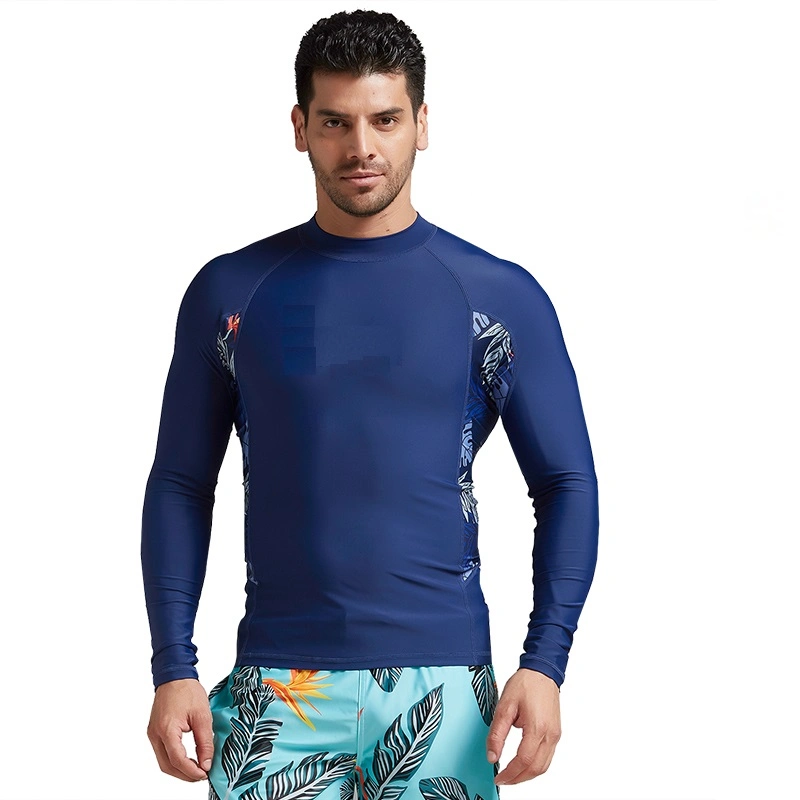 New Design Lycra Long Sleeve Customized Printed Panel Rashguards