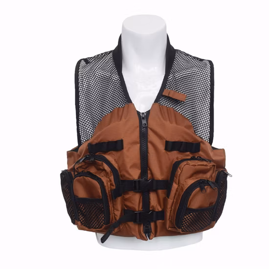 다기능 낚시 조끼 유니버설 안전 구명 조끼 방수 빠른 건조 폴리 에스터 메쉬 야외 생존 남자 여자 하이킹 낚시 재킷 bl15358